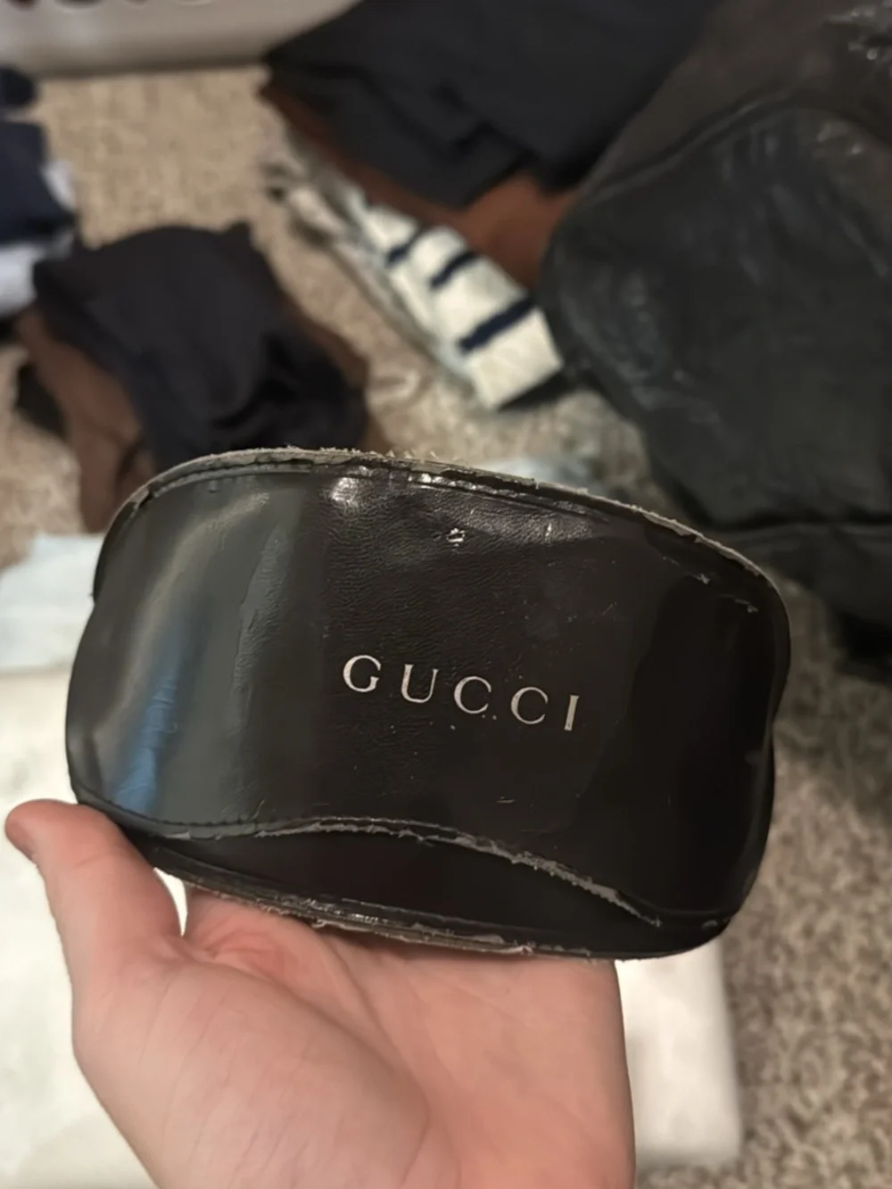 Gucci Women’s Gradient Brown to Purple Rimless Sunglasses